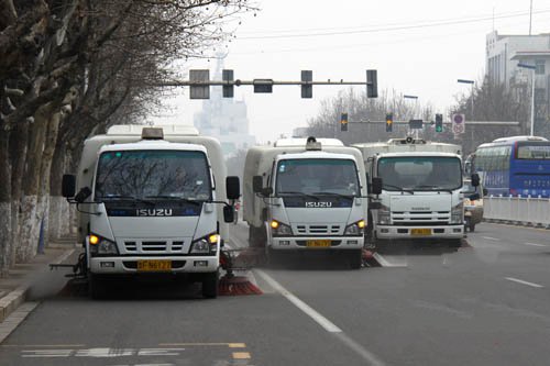 庆铃五十铃道路清扫车 庆铃五十铃道路清扫车