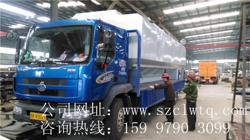 35方东风柳汽车载式饲料罐车 35方东风柳汽车载式饲料罐车