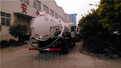 清洗吸污两用车后部图片展示 清洗吸污两用车后部图片展示