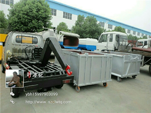 国四东风小霸王单排车厢可卸式垃圾车 国四东风小霸王单排车厢可卸式垃圾车