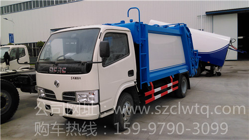 国四东风福瑞卡压缩式垃圾车图片展示 国四东风福瑞卡压缩式垃圾车图片展示