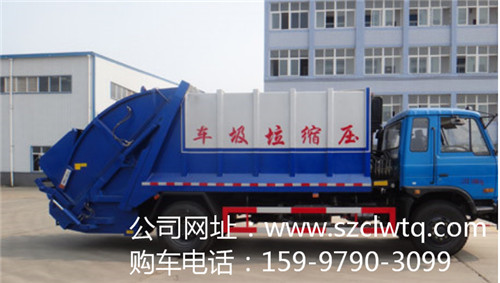 国四东风145压缩式垃圾车带后翻转机构图片展示 国四东风145压缩式垃圾车带后翻转机构图片展示