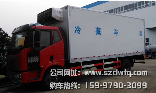 解放J6L国四厢长6.67米冷藏车 解放J6L国四厢长6.67米冷藏车