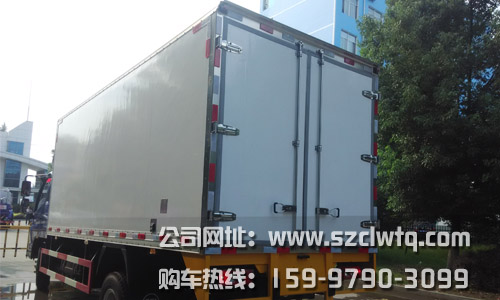 福田奥铃冷藏车尾部图片 福田奥铃冷藏车尾部图片