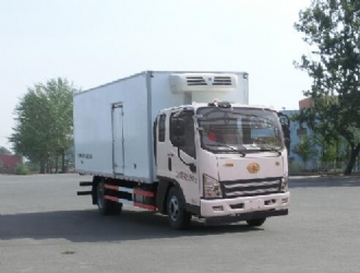 国五解放厢长5.13米冷藏车