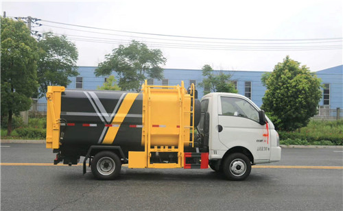 凯马国六汽油4方自装卸式垃圾车 凯马国六汽油4方自装卸式垃圾车