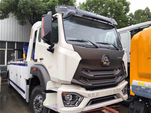 豪瀚( ( 白色) ) 单桥拖吊连体一拖一清障车 豪瀚( ( 白色) ) 单桥拖吊连体一拖一清障车