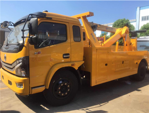东风多利卡D8(黄色)拖吊连体清障车 东风多利卡D8(黄色)拖吊连体清障车