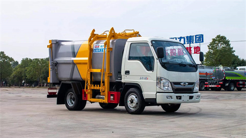 国六福田时代小卡之星2蓝牌侧装压缩垃圾车 国六福田时代小卡之星2蓝牌侧装压缩垃圾车