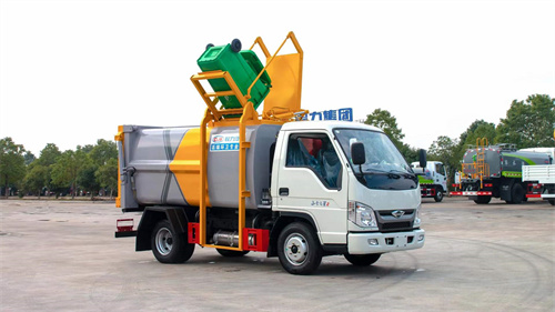 国六福田时代小卡之星2蓝牌侧装压缩垃圾车 国六福田时代小卡之星2蓝牌侧装压缩垃圾车
