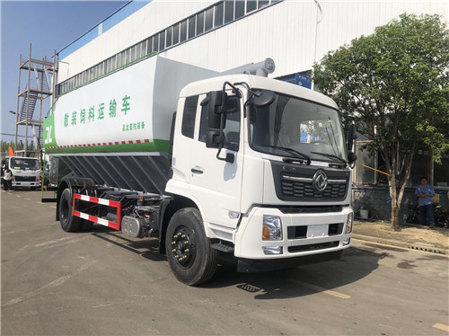 东风天锦单桥CLW5182ZSLD6型散装饲料运输车 东风天锦单桥CLW5182ZSLD6型散装饲料运输车