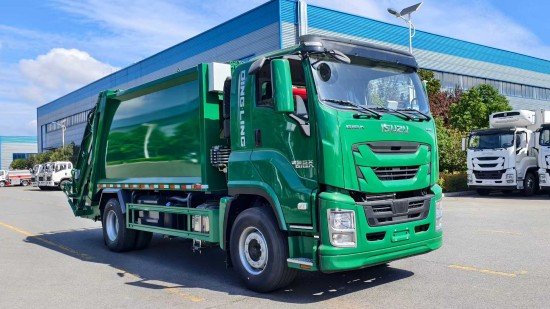 五十铃巨咖出口型 16 立方压缩垃圾车 五十铃巨咖出口型 16 立方压缩垃圾车