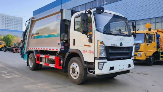 重汽豪沃12立方压缩垃圾车 重汽豪沃12立方压缩垃圾车