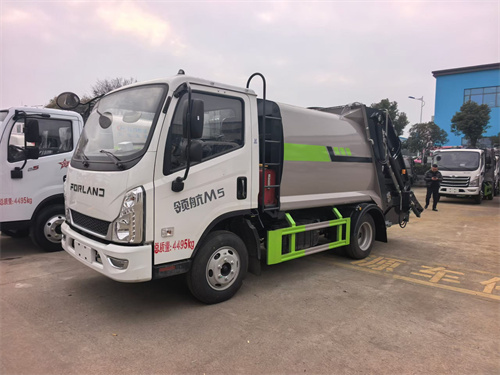 新款福田领航M5蓝牌压缩垃圾车 新款福田领航M5蓝牌压缩垃圾车